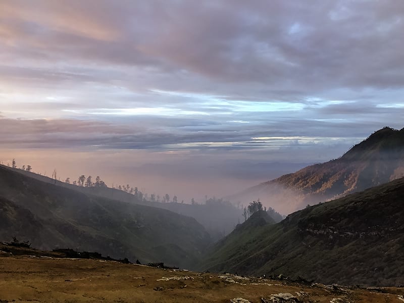 Climbing the Amazing Ijen Volcano in Java to watch the sunrise 3 The Landscape around Ijen volcano | The Silver Nomad