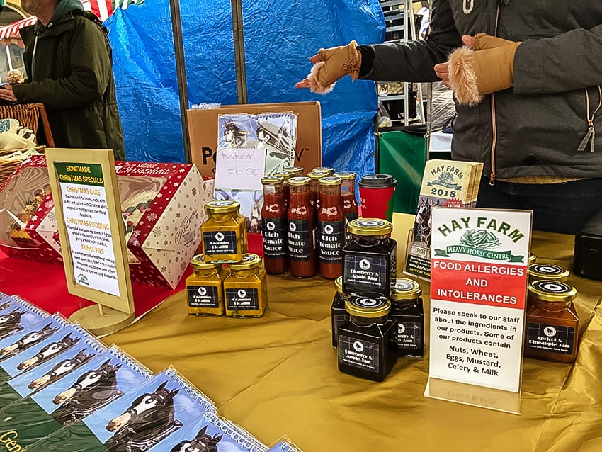 Visiting The Kelso Farmers Market At Christmas 14 Hay Farm Heavy Horse Centre at Kelso Farmers Market