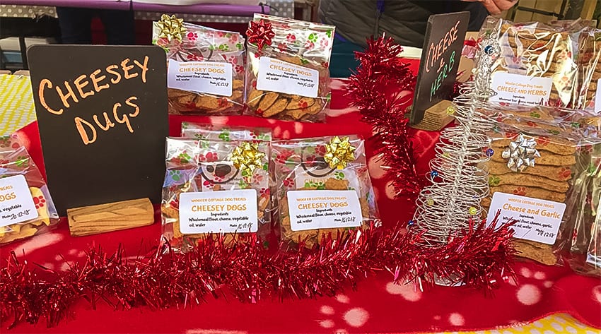 Visiting The Kelso Farmers Market At Christmas 4 Woofers Cottage at Kelso Farmers Market in December 2018