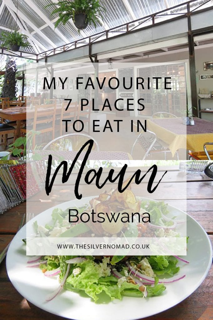 7 Of The Best Places To Eat In Maun 15 Maun in Botswana has some amazing places to eat. Excellent for vegetarians, vegans and meat-eaters alike.