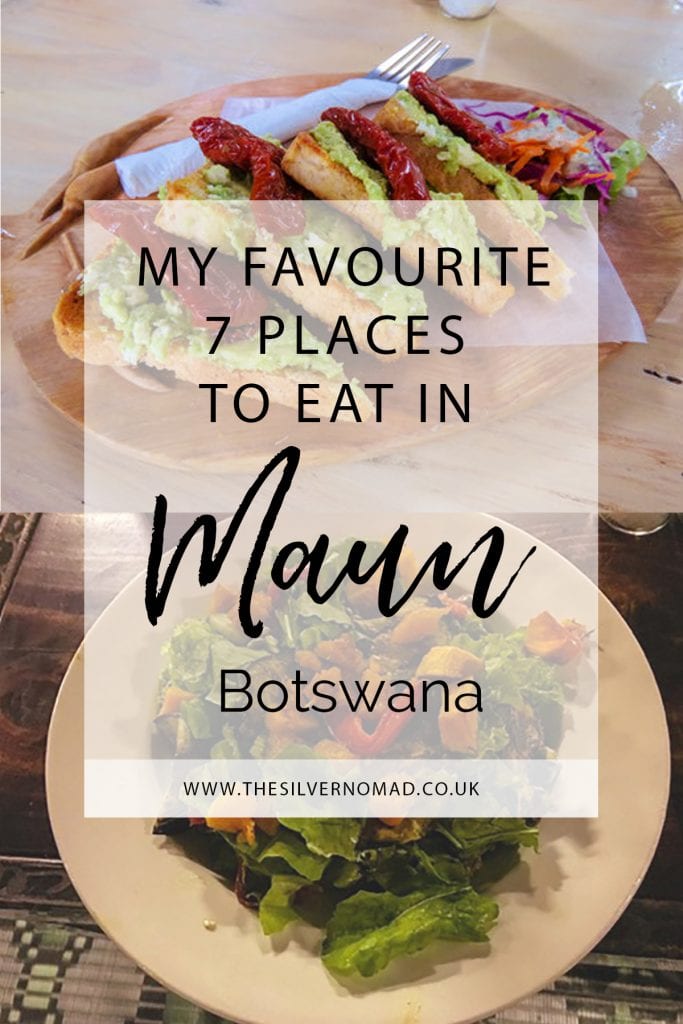 7 Of The Best Places To Eat In Maun 14 Maun in Botswana has some amazing places to eat. Excellent for vegetarians, vegans and meat-eaters alike.