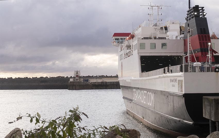 Ben My Chree Ferry at Douglas Sea Terminal