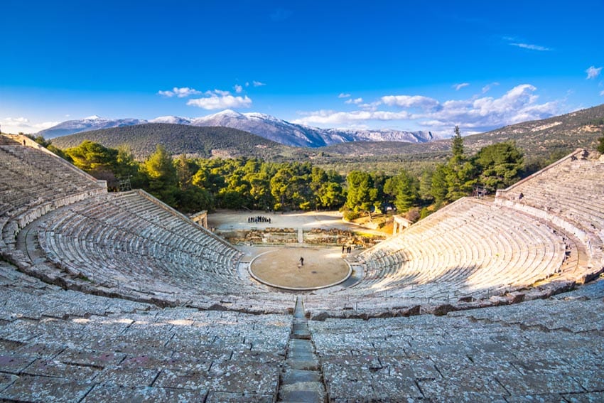 23 Amazing UNESCO Sites in Europe, Off the Beaten Track 20 The ancient theater of Epidaurus (or "Epidavros"), Argolida prefecture, Peloponnese, Greece.