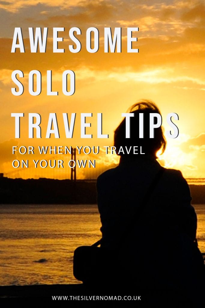 19 Awesome Solo Travel Tips For When You Travel On Your Own 12 Solo Travel Tips for your next holiday or trip on your own. Safety tips, travel tips and tech tips to make your solo travel trip safer and more enjoyable.