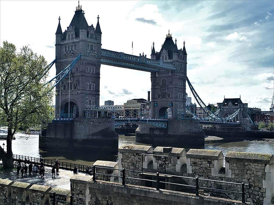 River Thames and Tower Bridge ASocialNomad