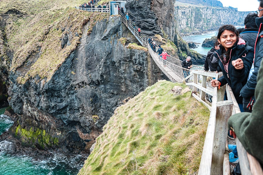 Check out 17 of the Amazing Monuments in the UK 19 Carrick a rede rope bridge