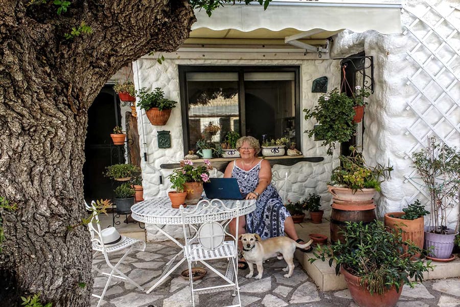 Celebrating Amazing More Mature Bloggers 2020 6 Faith my office in Cyprus