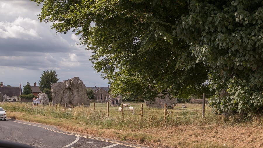 Sheep amongst the stones at Avebury The Silver Nomad
