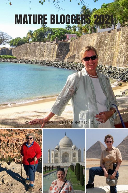 Celebrating 16 Awesome Mature Bloggers In 2021 To Inspire You 20 images of 4 mature bloggers with Celebrating Mature Bloggers 2021 to inspire you superimposed