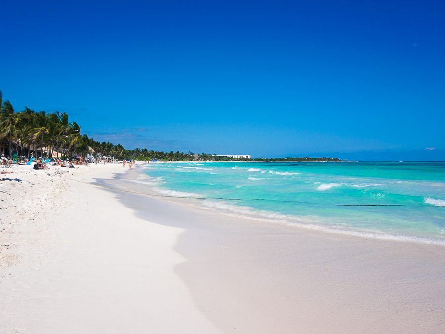 25 Amazing Destinations For Winter Sun Around The World 14 Playa del Carmen, white sandy palm-fringed beach with turquoise sea