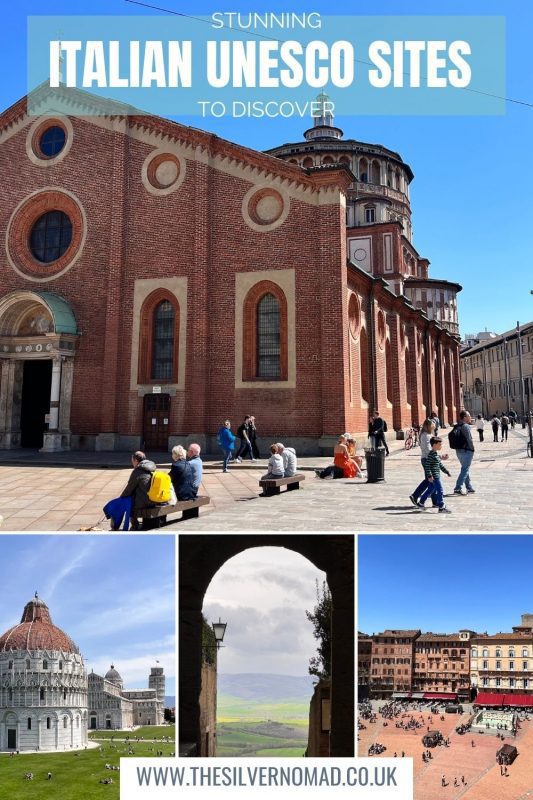 Stunning UNESCO Sites in Italy to discover in 2023 27 One large and 3 small views of UNESCO sites in Italy