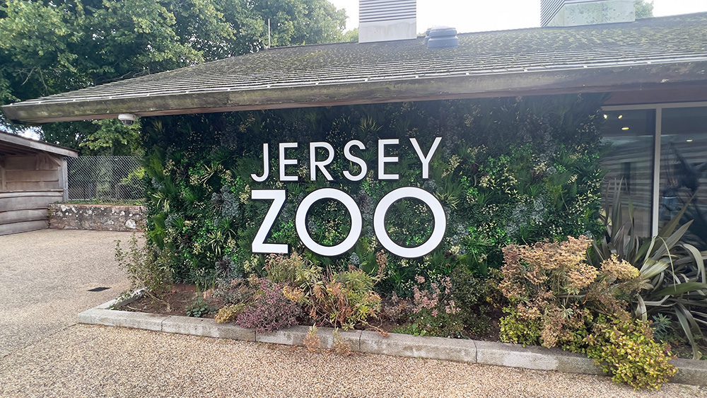 Visiting The Beautiful Biarritz Hotel In Jersey, Channel Islands (2023) 13 the Entrance to Jersey Zoo