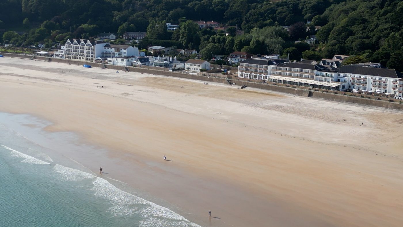 Visiting The Beautiful Biarritz Hotel In Jersey, Channel Islands (2023) 11 golden sands of St Brelade's Beach in Jersey