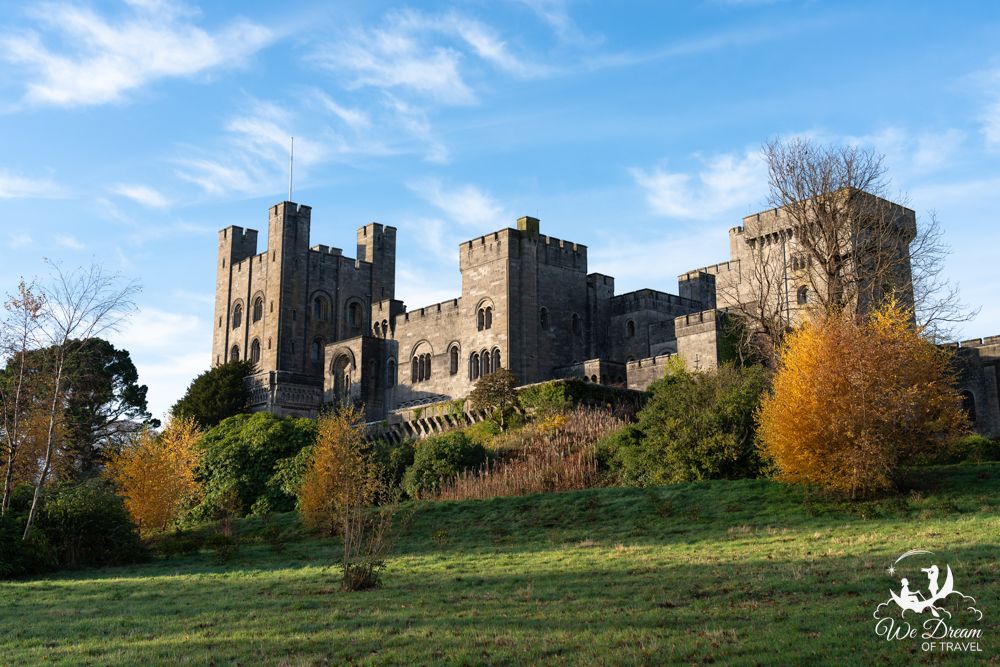Penrhyn Castle with Norman square crenellated towers