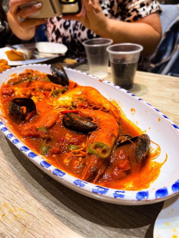 Sawa Taste of Tunisia: Explore the amazing food of Tunisia (2024) 61 Seafood stew with prawns, mussels in tomato and chilli pepper sauce