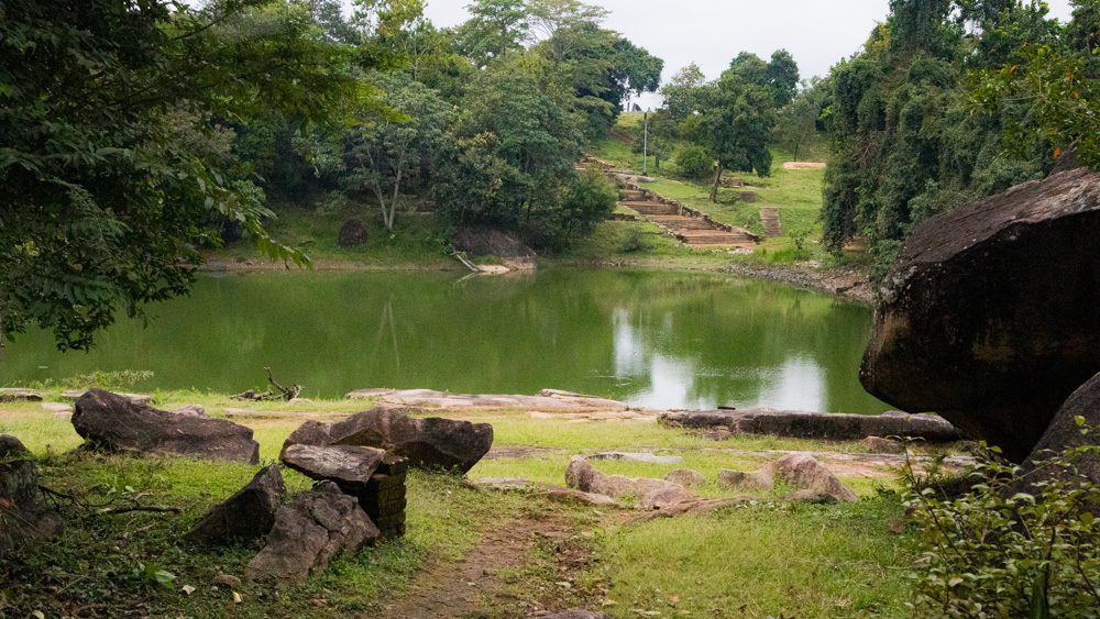 An Eco-Friendly Stay at Wild Glamping Gal Oya, Sri Lanka (2025) 18 The bathing pond with resident crocodile at Rajagala