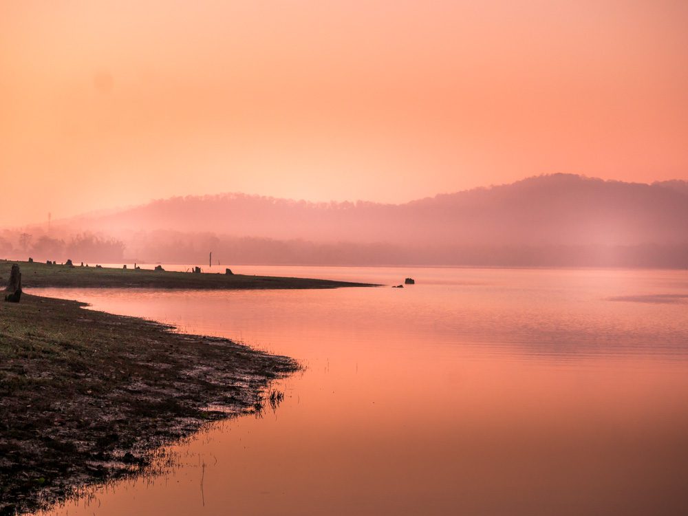 Sunrise over the Kabini River