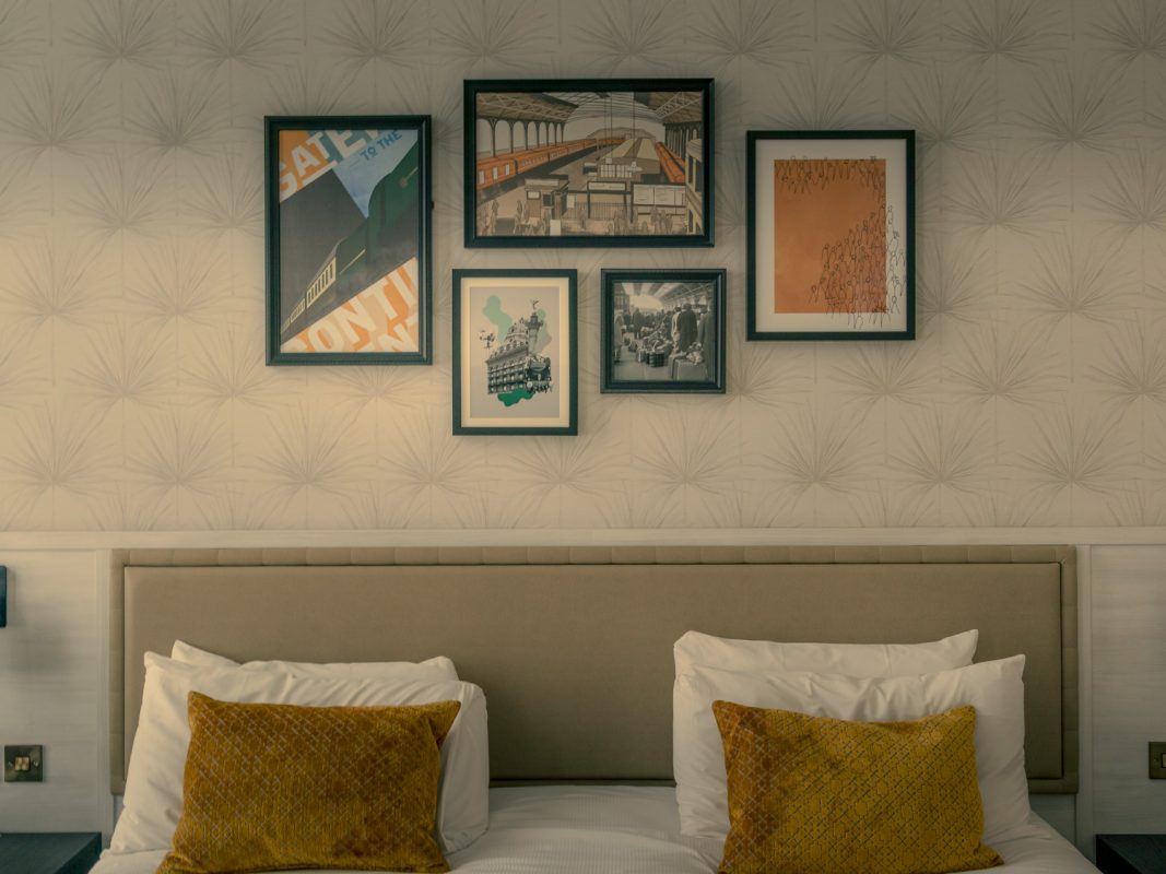The Clermont London Victoria – A Timeless Stay In The Heart Of London (2025) 16 The train related artwork in the rooms at the Clermont Victoria