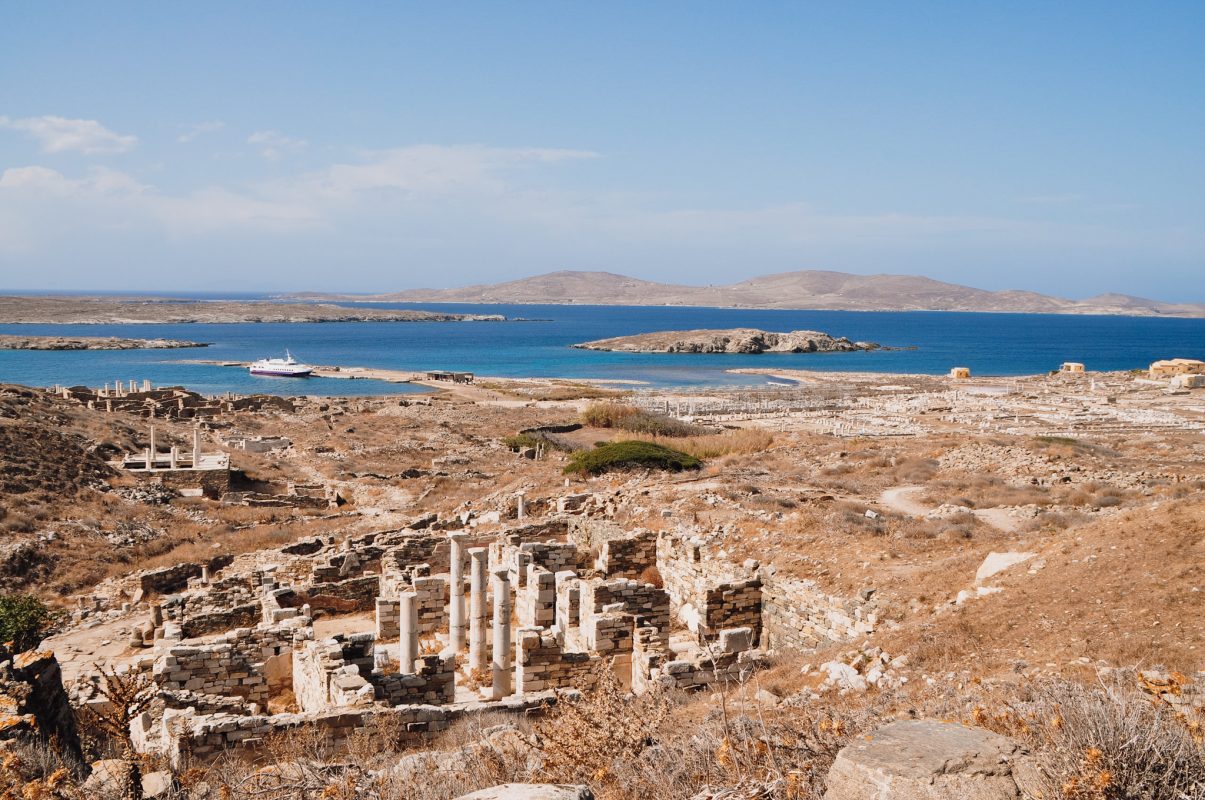 Tne UNESCO site of Delos