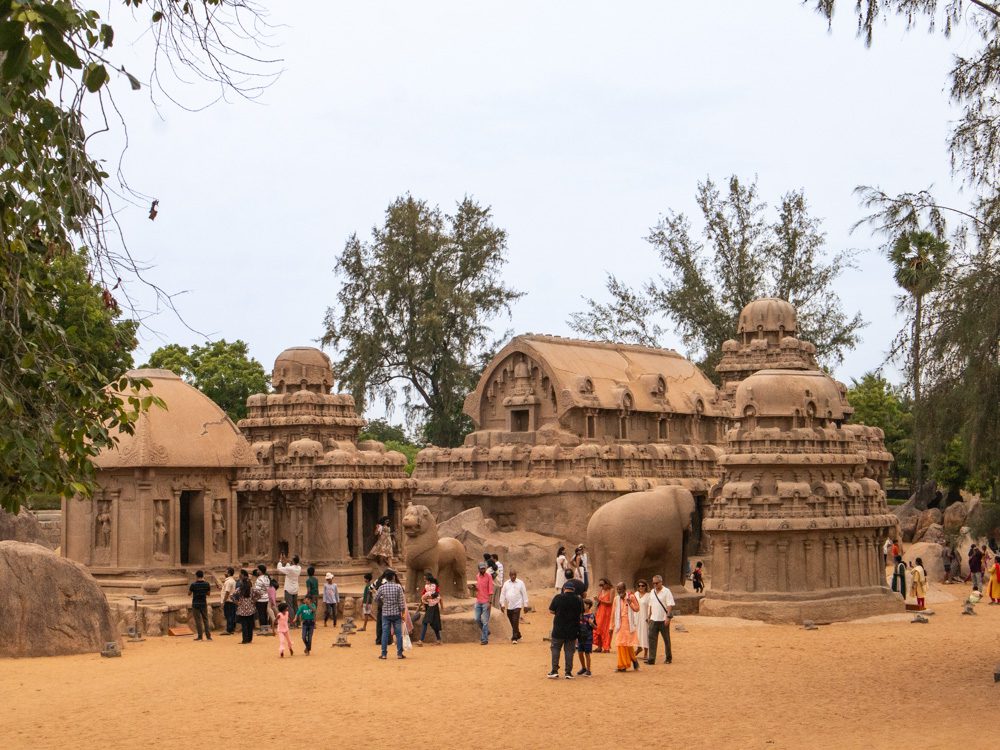 The 5 Rathas group of temples