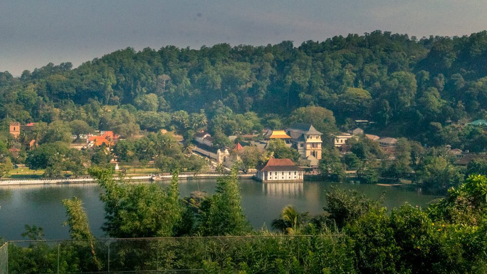 View over Kandy Lake