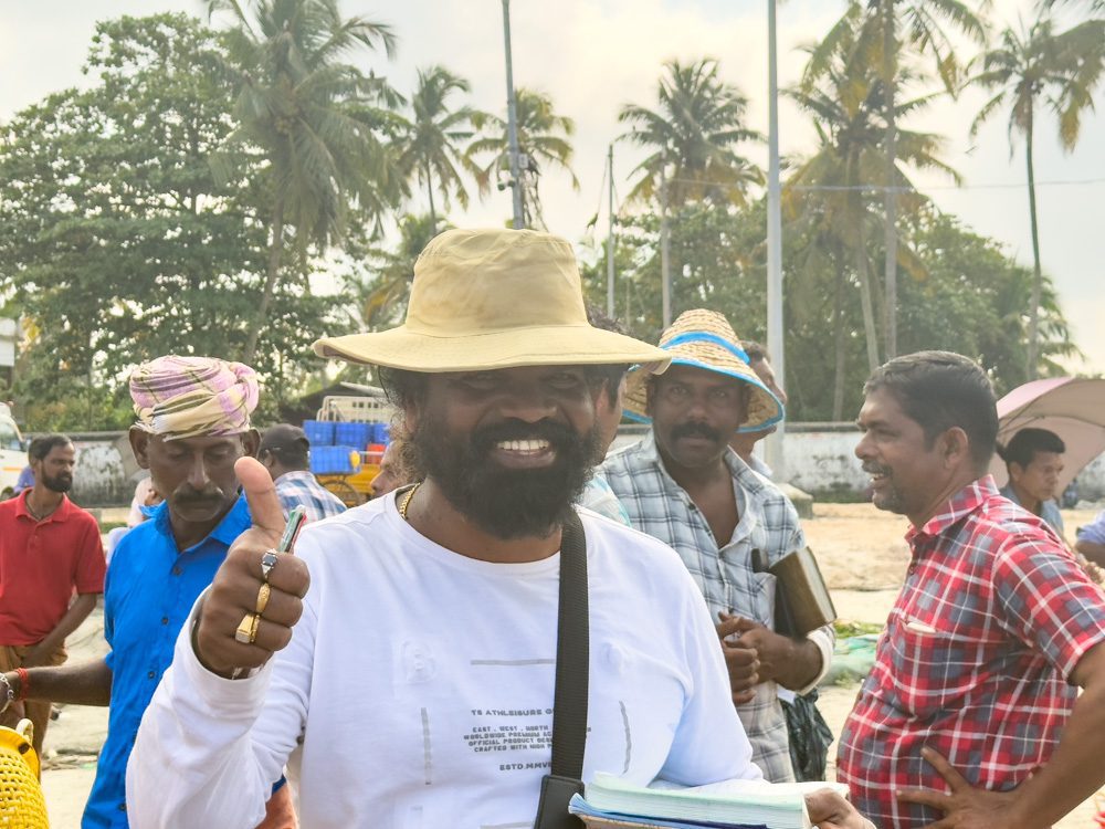 One of the auctioneers