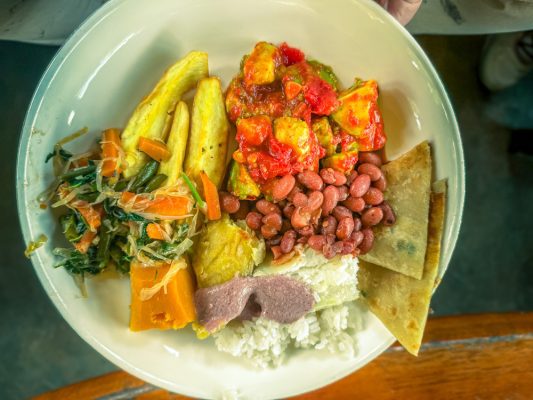 Plate of Ugandan Food