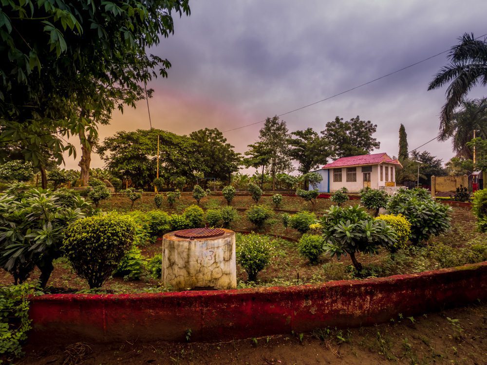 The gardens at the Kundi Bhandara