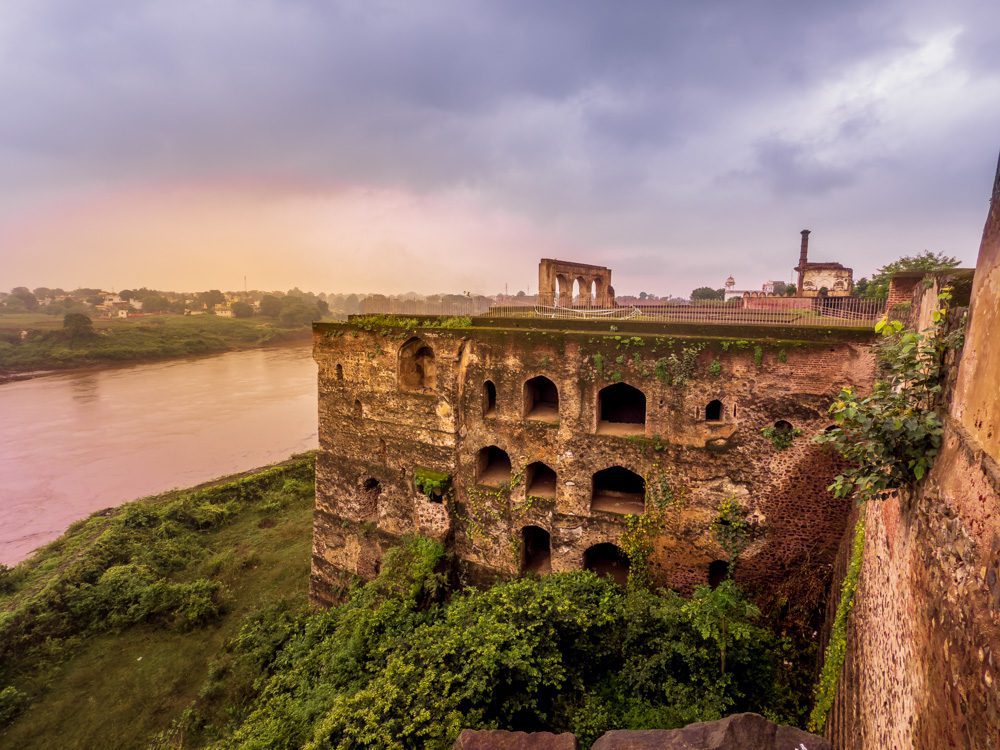 The Shahi Qila (Royal Palace) showing the different levels one of the things to do in Burhanpur
