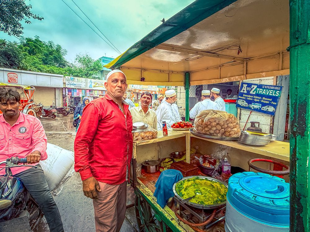 street food vendor in Burhanpur