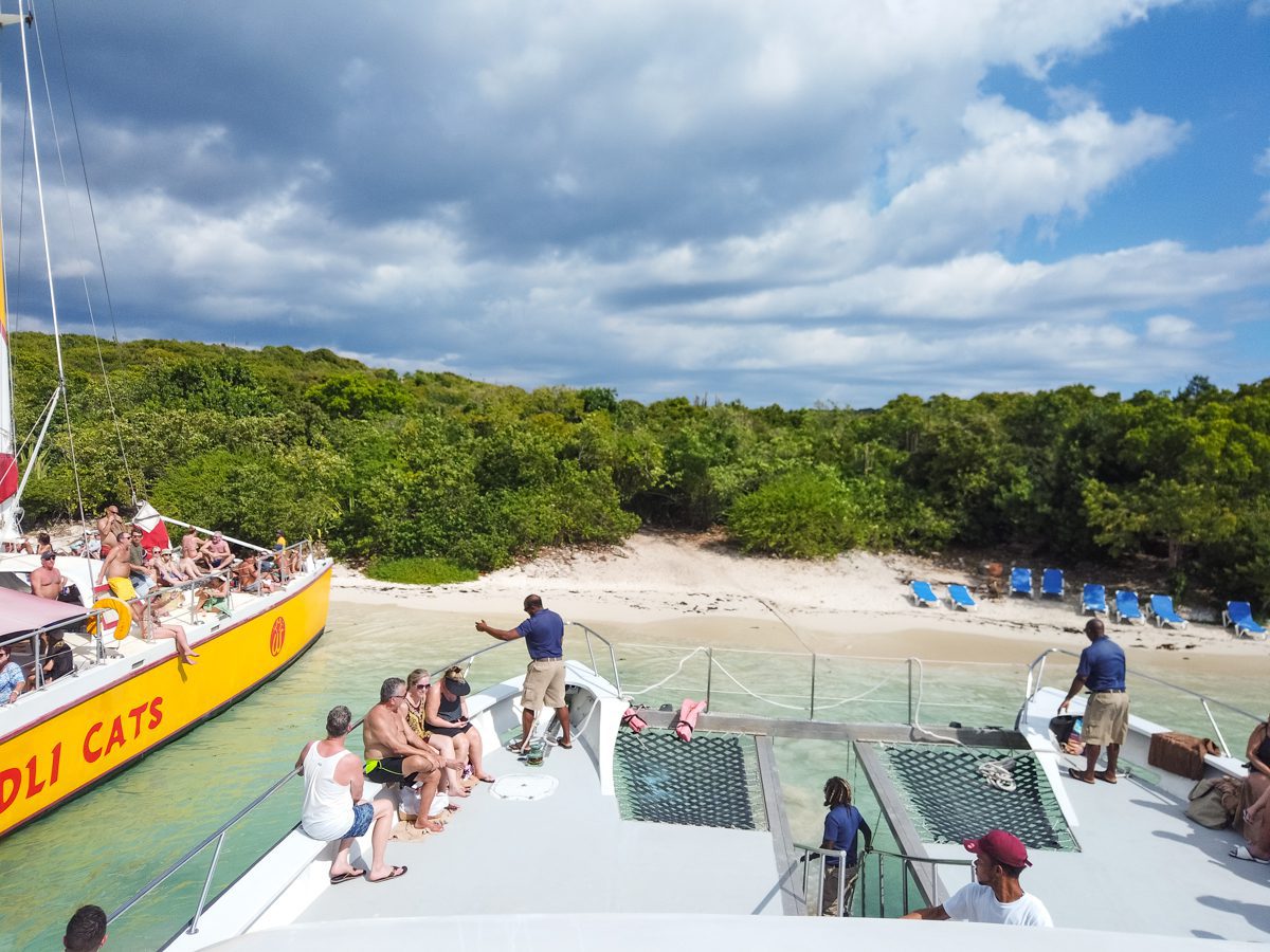 Stopping for a snorkel