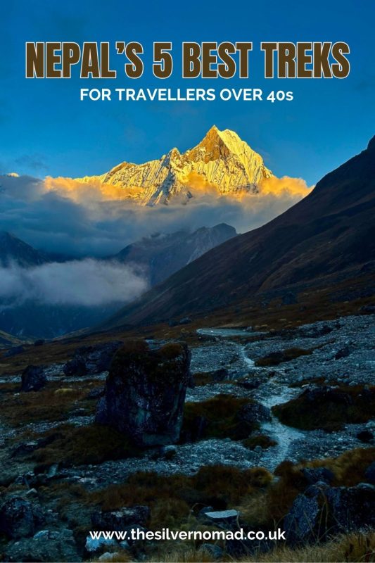 The 5 Best Treks In Nepal For Travellers Over 40 8 Planning a trekking adventure in Nepal? These 5 treks in Nepal are ideal for travellers over 40, combining breathtaking Himalayan views with manageable distances and comfortable teahouse stays. Discover the Ghorepani Poon Hill Trek, Langtang Valley, Everest Panorama Trek, Annapurna Base Camp and Mardi Himal.Perfect inspiration for your next Himalayan adventure.