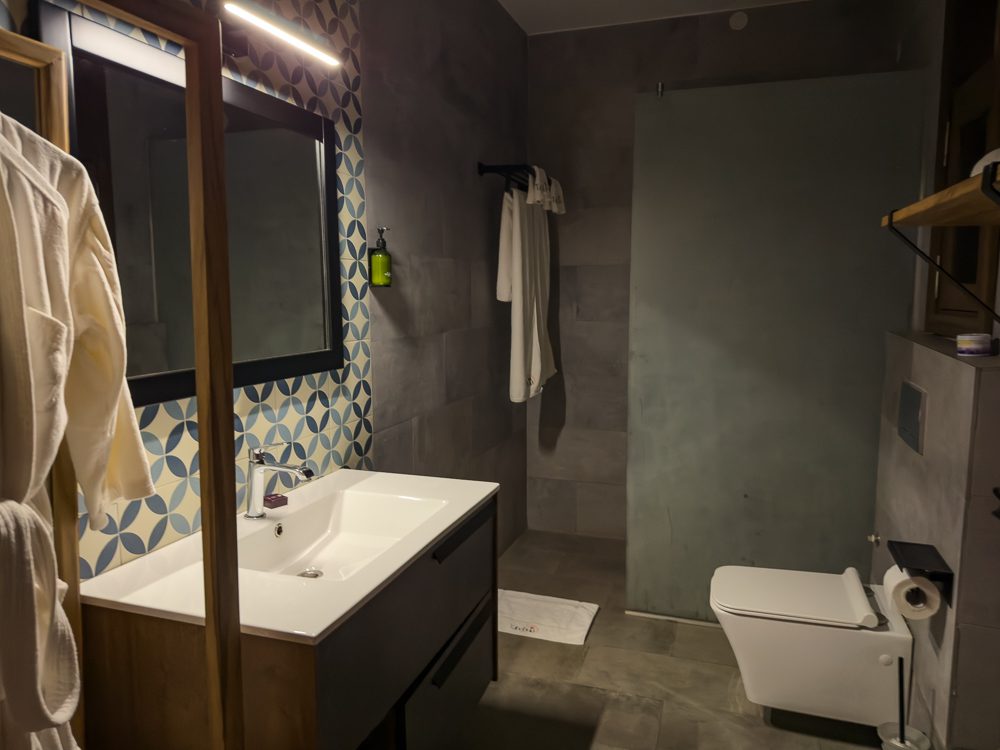 The contemporary bathroom