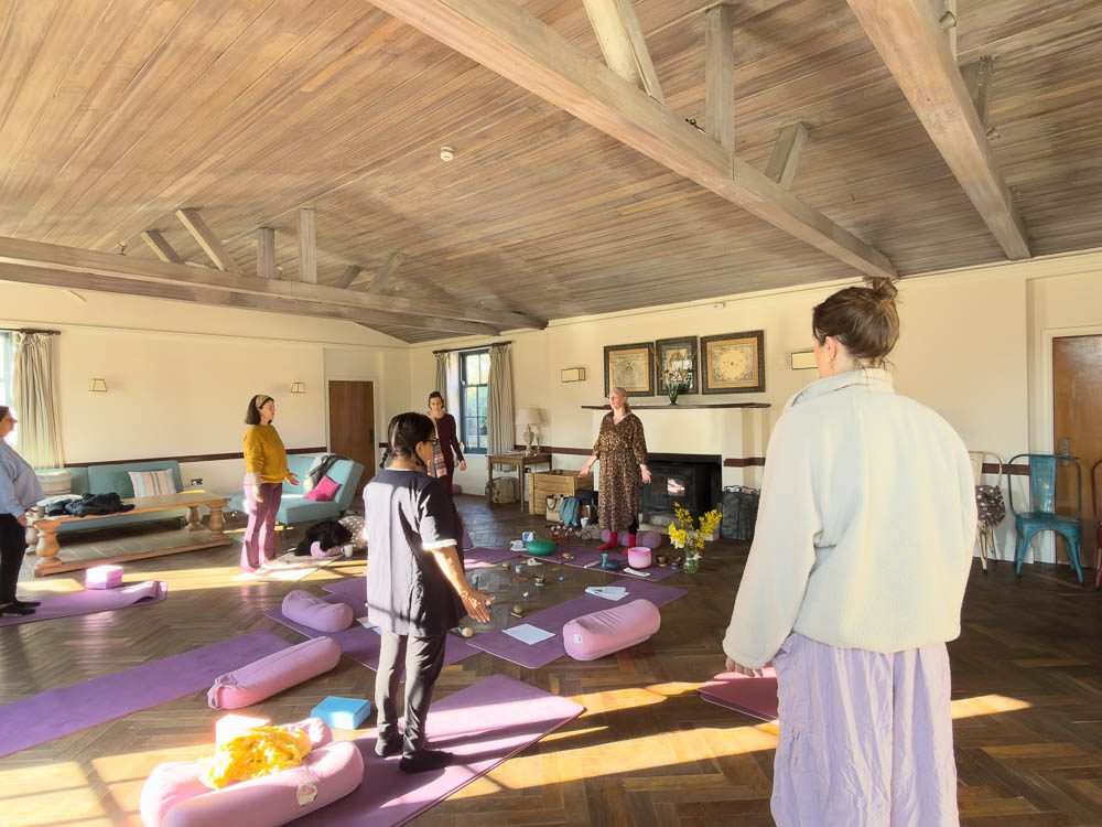 Longevity Ayurveda Retreat With Rina Golan 6 Gentle Yoga in the Village Hall