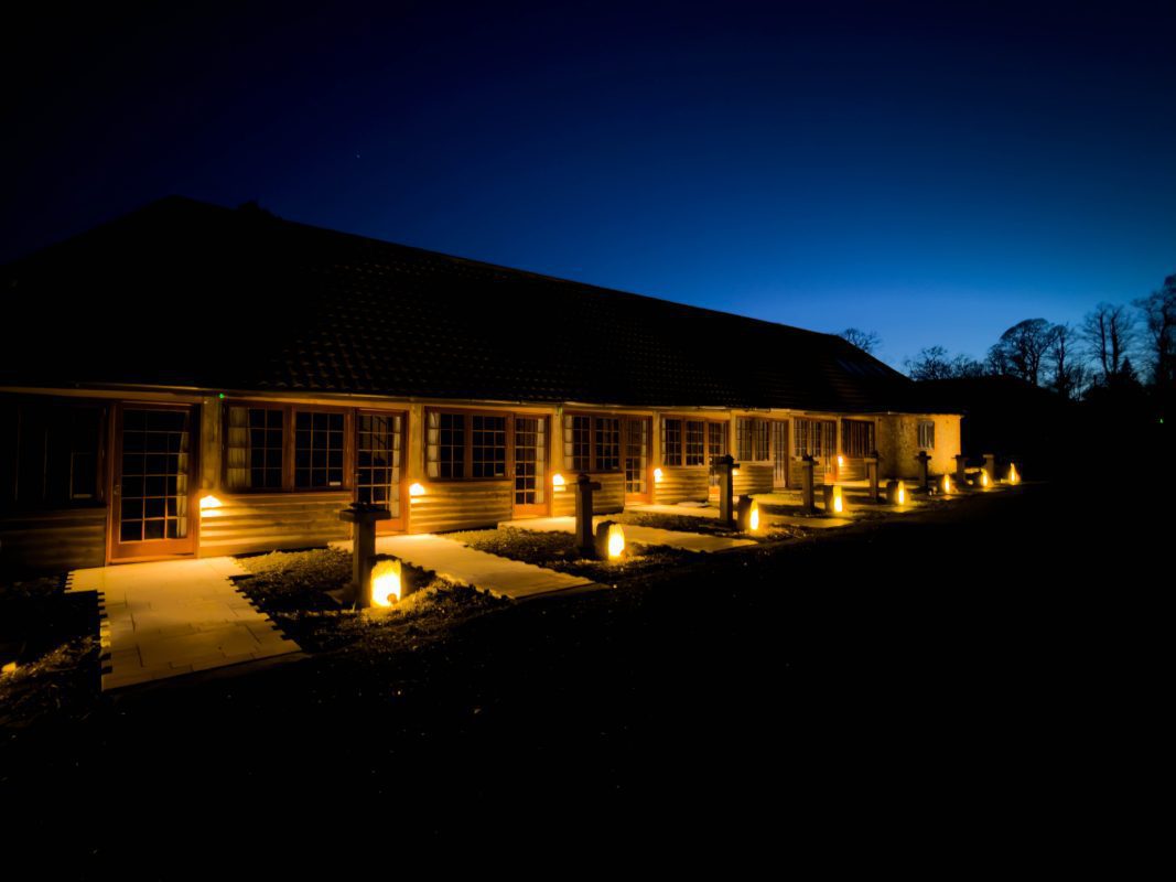 Longevity Ayurveda Retreat With Rina Golan 11 The Barn Rooms at night